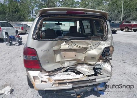 2006 Toyota Highlander Limited V6 из США, поврежденный, VIN JTEDP21A360100291